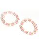 Pihoo Pearls Embellished Bracelets - Light Pink