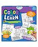Coloring Book with 12 Mess-Free Crayons  Learn Letters, Numbers, Phonics & Shapes for Kids Ages 36