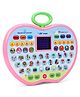 House Of Kids Apple Shape Educational Mini Computer Laptop Toy With Led Display & Music - Pink