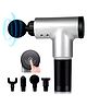 COZY VIBES Handheld Electric Deep Tissue Percussion Muscle Body Massager Gun with 6-speed, for Pain and Stress Relief with 4 Massage Head- Pack of 1- Color May Vary