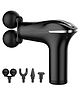 COZY VIBES Mini Double Massage Heads Light Weight Deep Tissue Massage Gun Percussion Muscle Soreness Pain Relief Massage Gun-Pack of 1- Color May Vary