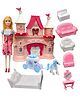 Kids Mandi Barbie Princess Castle for Kids Indoor/Outdoor Playhouse for Boys & Girls