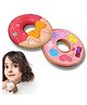 Kids Mandi Makeup Play Set for Girls | Safe Non-Toxic Beauty Toys with Foldable Case | Ages 3-6 Years| Half Donut - Multi Colour