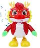 Kids Mandi Electric Dragon Toy Dancing Light-Up Interactive Remote Control Fun for Kids for Boys & Girls, Ages 3+ -Red