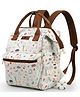 StarAndDaisy Baby Diaper Bag for Mother Travel Diaper with Laptop Pocket Nature Print - Brown