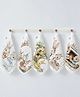 Little Surprise Box 5 Pcs super soft breathable pure Muslin cotton Napkins set woodland theme - White