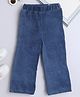 BABY NATION Knitted Knit Ribbed Trousers  - Dark Blue