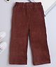 BABY NATION Knitted Knit Ribbed Trousers -  Brown