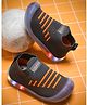 KATS Mesh Detailed LED Slip On Shoes - Grey