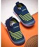 KATS Mesh Detailed LED Slip On Shoes - Teal Blue
