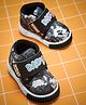 KATS Baby Text Designed Musical Velcro Closure Shoes - Black