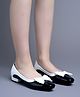 Shoetopia Bow Applique Detailed Pumps - Black