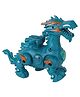 Kids Mandi Mist Spray Walking Dinosaur Toy | Electric Dinosaur Toy with Lights Sound & Music Interactive Prehistoric Fun for Kids - Teal Blue