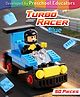 Intelliskills Turbo Racer: Build Your Own Car-Blue | 50 Pieces | STEM Building Blocks Construction Set | DIY Racing Model with Wheels | Assemble & Play | BIS Certified | Educator Recommended | Gifting