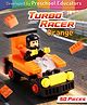 Intelliskills Turbo Racer: Build Your Own Car-Orange | 50 Pieces | STEM Building Blocks Construction Set | DIY Racing Model with Wheels | Assemble & Play |BIS Certified |Educator Recommended |Gifting