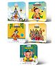 Oswaal Books Lil Legends 5-in-1 Mythology Board Book Set for Kids Age 3+ | Enchanting Tales of Lord Shiva, Hanuman, Krishna, Rama & Ganesha | Illustrated Short Bedtime Stories from Indian Mythology