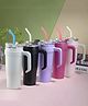 COZY VIBES Insulated Vacuum Tumbler 1.2L Stainless Steel Travel Mug with Handle, Lid & Straw Double-Wall Thermal Design for Hot & Cold Drinks  - PACK OF 1 - COLOR MAY VARY