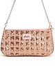 Boho girl Shimmer Siren Clutch - 1 Unit - Rose Gold Vegan Leather