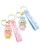 FunBlast Cute Cartoon Design Keychain - Pack of 2 (Random Color)
