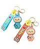 FunBlast Cute Labubu Design Keychain - Pack of 2 (Random Color)