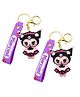 FunBlast Cute Kuromi Design Keychains- Pack of 2 (Random Color)
