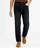 Arias Woven Full Length Washed Jeans - Charcoal Grey