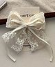 Little Miss Cuttie Bow Applique Detailed & Lace Designed Hair Clip - Off White