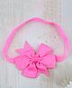 Little Miss Cuttie Bow Applique Detailed Headband - Pink