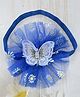 Little Miss Cuttie Stones Embellished Butterfly Applique Detailed Headband - Blue