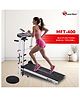PowerMax Fitness MFT-400 Non-Electric Manual Treadmill For Home Use with Multifunction (Jogger, Twister, Sit-Up, Ropes), 2-Level Incline, Vertical Foldable, 100kg Max User Weight