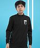 Technosport Woven Full Sleeves Be Your Own Hero Text Printed Sun Protection & Breathable Sports Jacket - Black