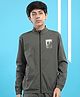 Technosport Woven Full Sleeves Be Your Own Hero Text Printed Sun Protection & Breathable Sports Jacket - Olive Green