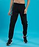 Technosport Woven Be Your Own Hero Text Printed Breathable & Dry Fit Sports Joggers - Black