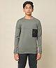Technosport Knit Solid Quick Dry & Breathable Sports Tee - Olive Green
