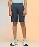 Technosport Knit Colour Blocked Dry Fit & Breathable Sports Shorts - Grey