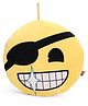 My Baby Excels Emoji Eyepatch Face Plush Soft Toy Yellow - Height 30 cm