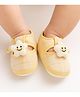 Neska Moda Striped & Star Applique Detailed Booties - Cream