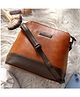 VISMIINTREND Shoulder Bag for Women, Girls Stylish Sling Crossbody Bag for Travel, Office & Reguler Use Pu Leather Handbag with Adjustable Strap - Tan