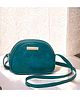VISMIINTREND Women Crossbody Bag Stylish Travel Mini Sling Bag with Adjustable Strap Premium Quality Pu Leather Girls Shoulder Bag - Teal Blue
