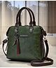 VISMIINTREND Women's Sling Bag with Detachable & Adjustable Strap Pu Leather Stylish Handbag for Travel, Office & Regular Use - Olive Green