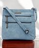 VISMIINTREND Pu Leather Sling Crossbody Bag for Women Girls Stylish Travel Handbag with Adjustable Strap Birthday Gift for Wife, Mother, Girls - Sky Blue