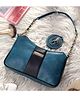 VISMIINTREND Women's Shoulder Bag Premium Pu Vegan Leather Stylish Side Hobo Purse Evening Party Handbag Birthday Anniversary Gift - Teal