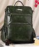 VISMIINTREND Women Stylish Backpack Pu Leather Laptop Bag Up to 14 Inch with Adjustable Strap, Padded Sleeve | Travel | Office Use | College | School Bags | Green