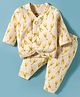 Bodycare Cotton Thermal Inner Wear Set With Animal Print - Yellow
