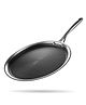 Stahl Artisan Hybrid Triply Dosa Tawa, Dosa Tawa with Induction Base, Non Stick Pan, Stainless Steel Scratch Resistant Dosa Tava, 28 cm
