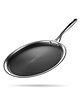 Stahl Triply Stainless Steel Non Stick Tawa | Tri Ply Dosa Tawa | Stainless Steel Scratch Resistant Dosa Tawa with Induction Base | Hybrid 6932, Dia 32 cm