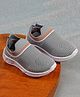 Jazzy Juniors Colour Blocked Slip On Sneakers - Grey