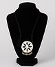 SKD Navratri Theme Ghungri Embellished Necklace - Black