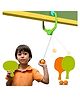ADKD Hanging Table Tennis Trainer Ping Pong Ball Self Training & Workout Indoor Gaming Set with 2 Balls & 2 Rackets ( Colour May Vary)