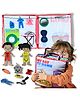Friendship Quiet Book | Busy Book for Skill Development | Girls and Boys Aged 2-5 Years | 40+ Montessori Activities | Fabric Activity Toy - English